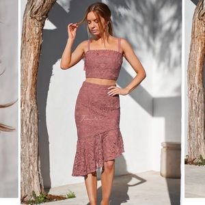 Jaus Skyler set in Mauve